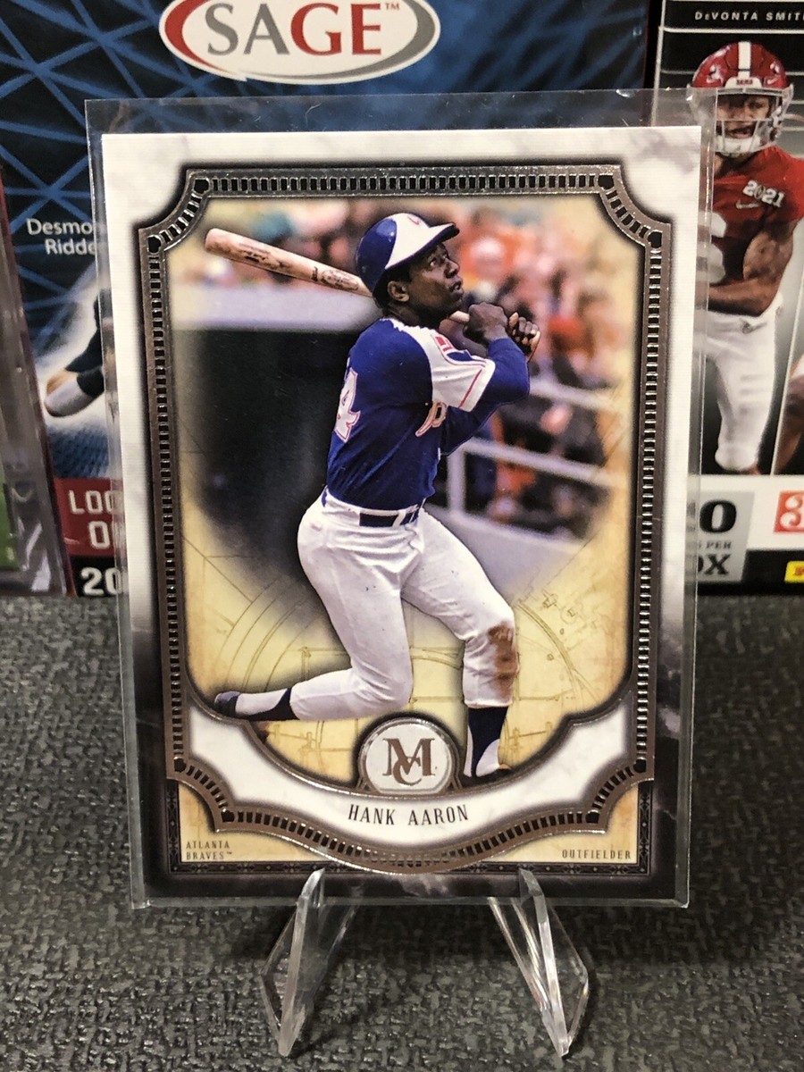 2018 Topps Museum Collection Baseball #47 Hank Aaron Atlanta