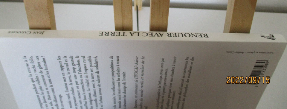  Renouer avec la terre Broché – 24 septembre 1997 de Jean Casanave  - Photo 4/4