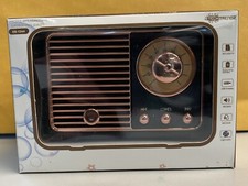 Retro Classical Bluetooth Portable Mini Speakers Travel Music Player Black