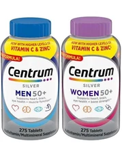 Centrum Silver Women's 50 + and Men's 50 + Multivitamin Supplement