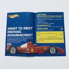 Ferrari F1 Hot Wheels Mattel Promo Michael Schumacher Print Ad Poster 2002 Rare