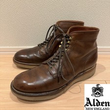 Alden Shoes 45913H Chrome Excel Leather Lace Up Boots US 7 B/D used from japan