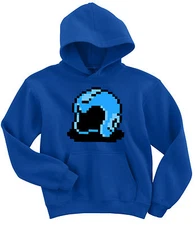 Megaman NES "Helmet" Super Nintendo Sweatshirt Hoodie Crew Neck Long Sleeve