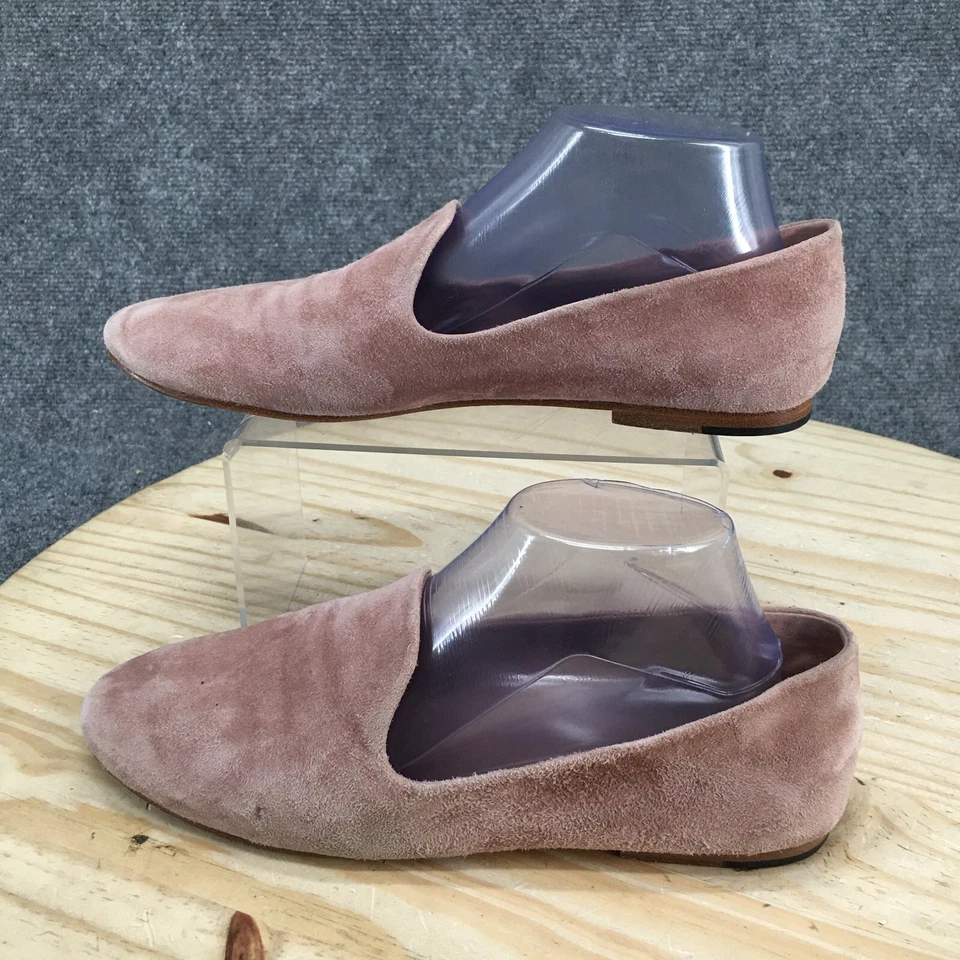 Vince Zapatos Mujer 10 M Milo Informales Sin Cordones Mocasines Planos Rosa Gamuza Cuero Foto 2 de 4