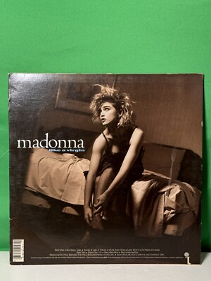 MADONA LIKE A VIRGIN Vinyl LP Sire 1-25157 with lyrics Cover G Wax