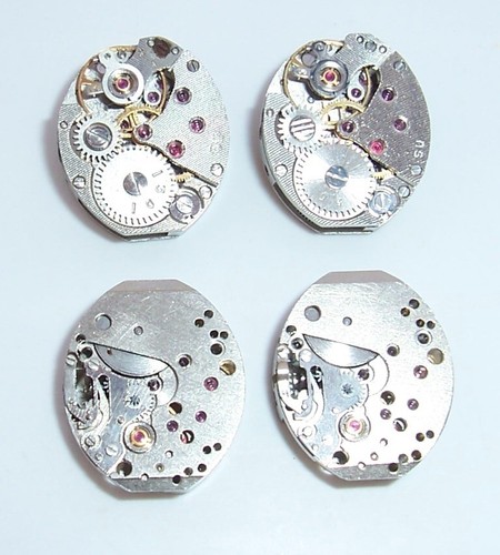 Lot 69 ladies watch OVAL movements Chaika 16x13 mm Steampunk Art parts repair - Picture 6 of 8