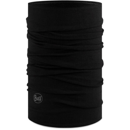 Buff Merino Midweight Black Multifunctional Scarf Multifunctional Neck - Picture 1 of 9
