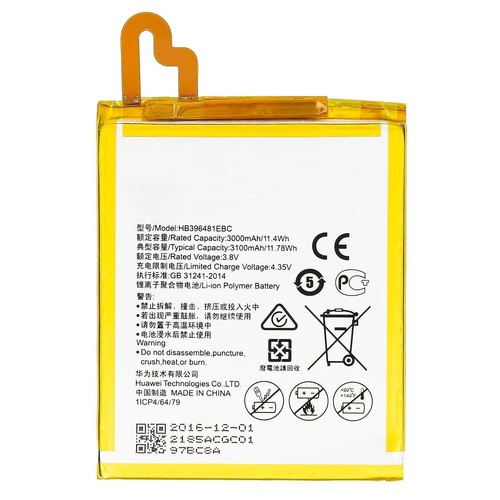 Batteria HUAWEI G8 G8X Honor 5X Ascend G7 Plus 3000mah HB396481EBC+KIT SMONTAGGI - Foto 2 di 3