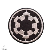 Star Wars Galactic Empire Logo Embroidered Iron On Patch
