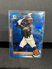 2022 Bowman Draft Chrome Sapphire Ryan Reckley #BDC-108 San Francisco Giants
