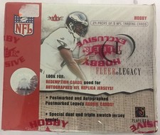 2001 Fleer Legacy Factory Sealed Hobby Football Box 24 Pack