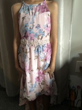 Sequin Hearts Girls beautiful, floral and flowy long Dress