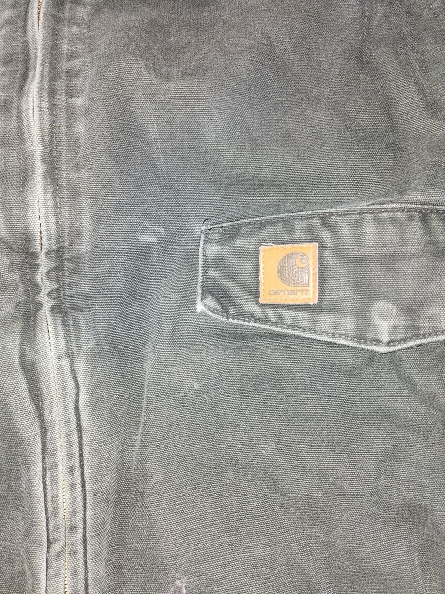 VTG CARHARTT J165 MOS QUILTED FLEECE LINED DUCK BOMBER VTG CARHARTT J165 MOS QUILTED FLEECE LINED DUCK BOMBER
