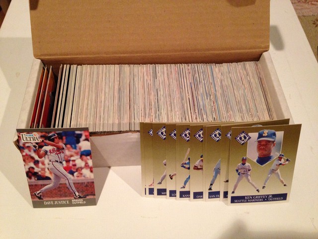 1991 Fleer Ultra Baseball Complete 400 card Set 10 card Gold Ultra 