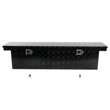 60"X12"X14" Underbody Heavy Duty Aluminum Truck Bed Toolbox Trailer Storage Lock