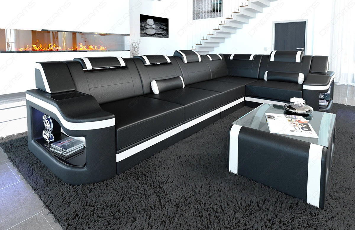 Leder sofa set deals