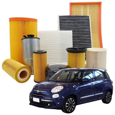 MISTI Kit Tagliando Fiat 500 L 1.6 Multijet 4 Filtri Aria Olio Carburante Abitacolo