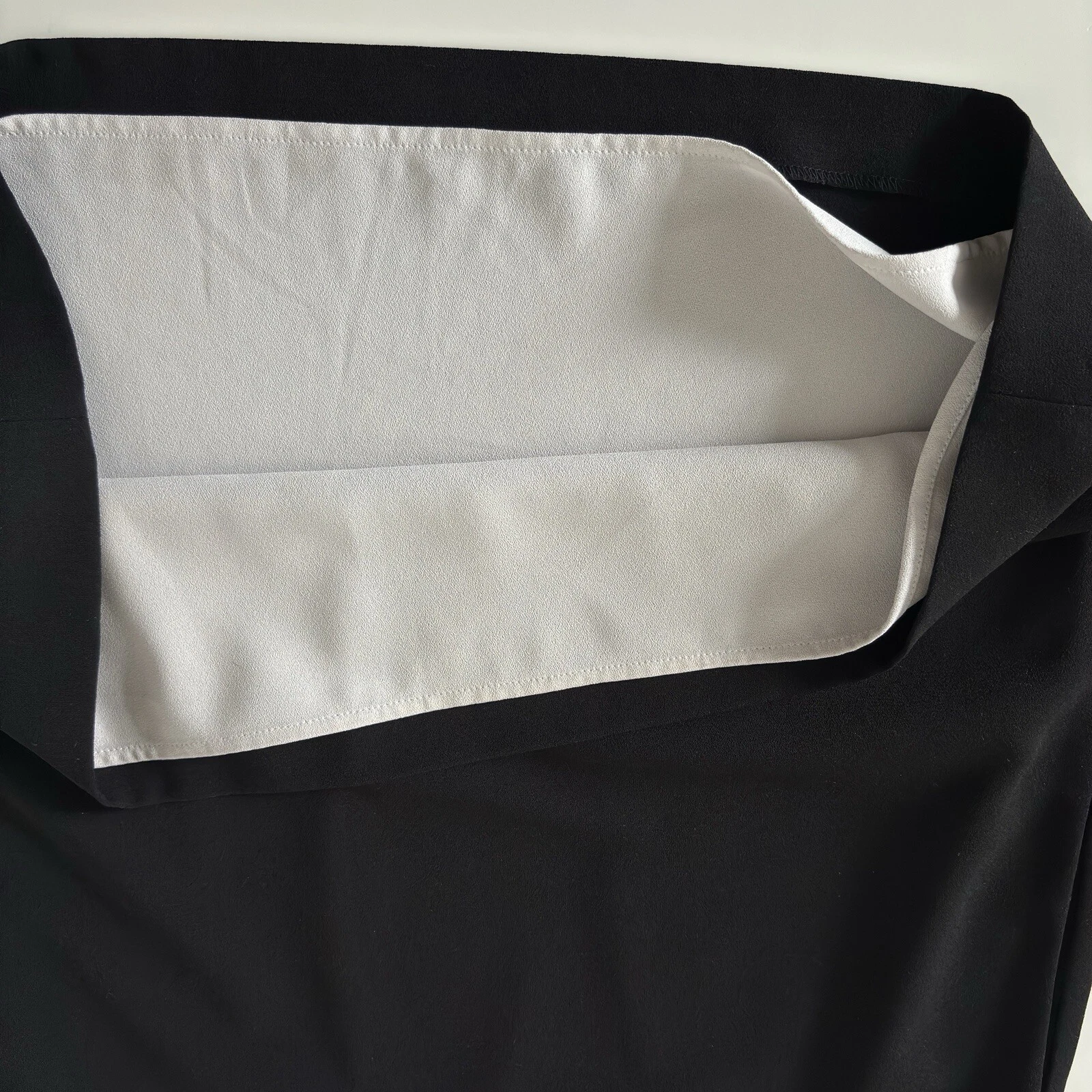 Abito Alexander Wang taglia media 10 nero senza maniche scollo a V foderato