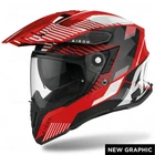 Airoh Commander Adventure Dual Sport On Off Road Boost Red