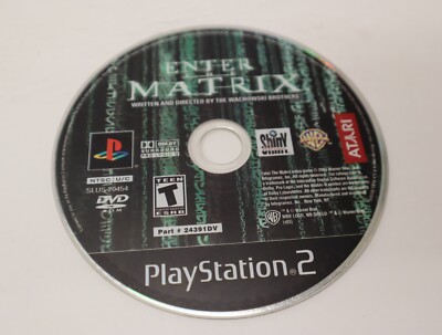 Enter the Matrix (PS2, 2003) Disc Only