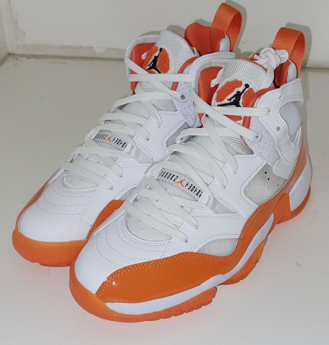 Nike Jordan Jumpman Two Trey - White - Starfish Orange Nike Jordan Jumpman Two Trey - White - Starfish Orange