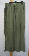 NWT Social Standard by Sanctuary Caravan Pull On Cargo Olive Pants Womens Size S