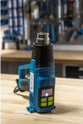 Heißluftpistole Heißluftfön Heißluftgebläse 2000W LCD-Display 12 Einstellungen