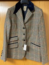 Cordings Women's Wincanton Storm Tab Tweed Jacket Ljk514, Size 16