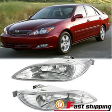 Fit Toyota Corolla 2005-2008 Camry 2002-2004 Clear Lens Fog Light Lamp W Bulbs