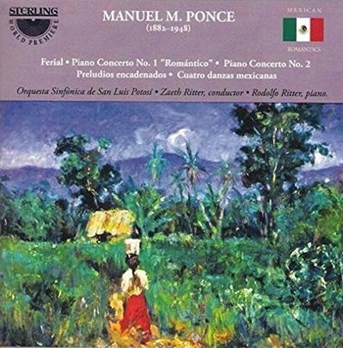 Ponce Ritter Piano Concertos with Orquesta Sinfonica De San Luis CD