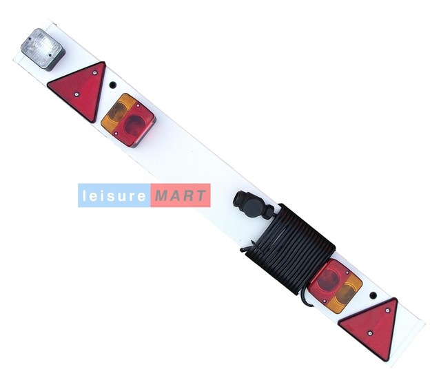 4ft Trailer Lighting Board C/w Reversing Light 6m Cable & 13 Pin Plug