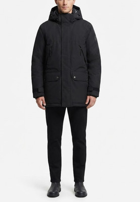 DIDRIKSONS KARL USX PARKA Jacket Men Size L Waterproof Hooded Insulated Sherpa
