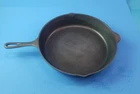 vintage Lodge #12 cast iron skillet 3 notch SK D  made in U.S.A.