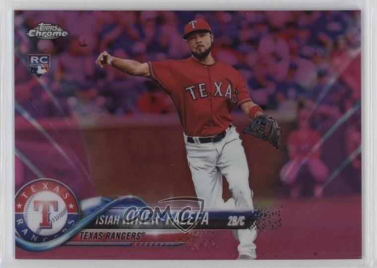 2018 Topps Chrome Update Target Exclusive Pink Refractor Isiah Kiner-Falefa 0x4h