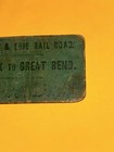 Vintage Antique New York & Erie Rail Road Paper Ticket — photo 2