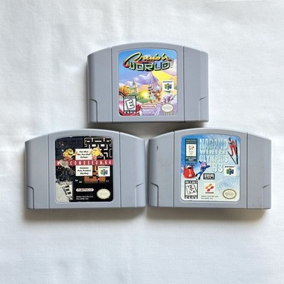 Nintendo 64 Lot of 3 Carts - Cruis'n World, Nagano Winter Olympics '98 & Museum