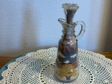 VTG SAND ART BOTTLE, Designed By Mrs. Sue Berry, H-7"