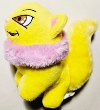 Vintage 2004 Neopets "Yellow Wocky" 6" Plush Official Thinkway Toys RARE 2000s