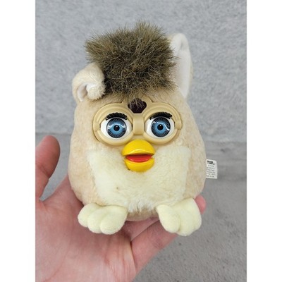 Tiger Electronics Furby Buddies 1999 Tan Beige Blue Eyes Vintage Plush 70-700