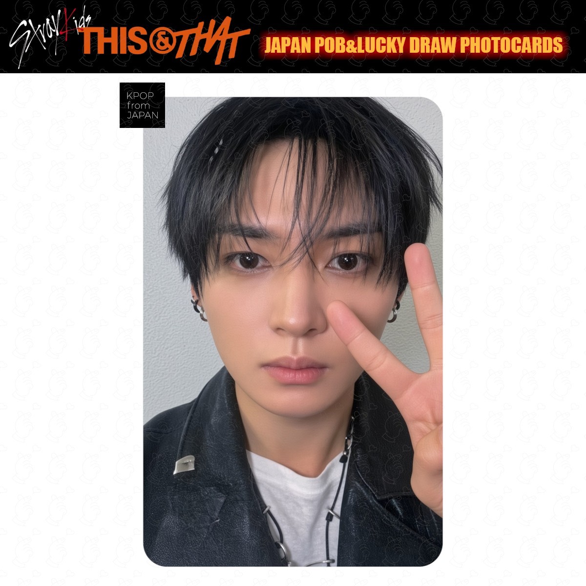 PRE Stray Kids THIS & THAT LUCKY DRAW POB JAPAN Photocard JYP  HMV SONY TOWER.R