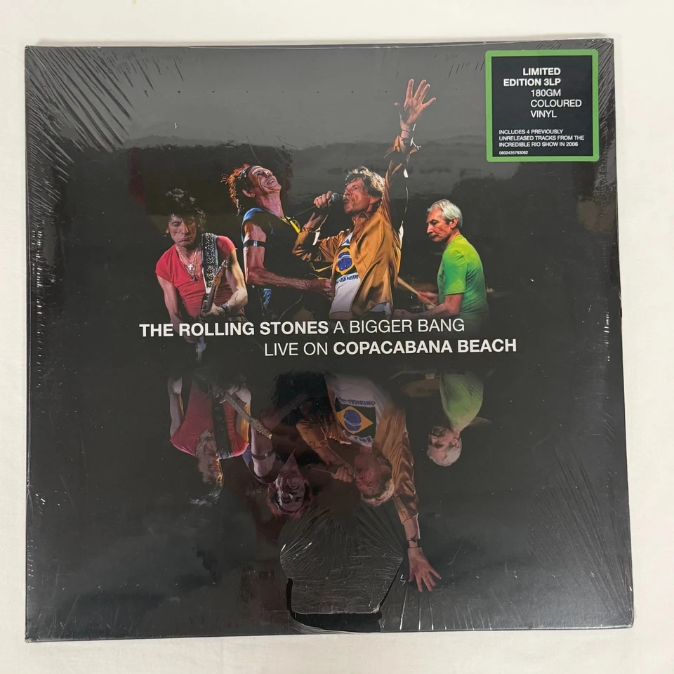 The Rolling Stones - A Bigger Bang Live On Copacabana Beach (Colour Vinyl) | 3LP - Image 2 of 4