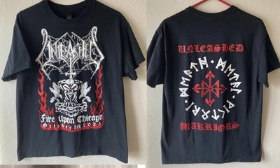 Unleashed band T shirt Black Cotton Unisex Size S-5XL