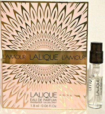 LALIQUE L'AMOUR EDP Sample Eau De Parfum 0.06 oz / 1.8 ml