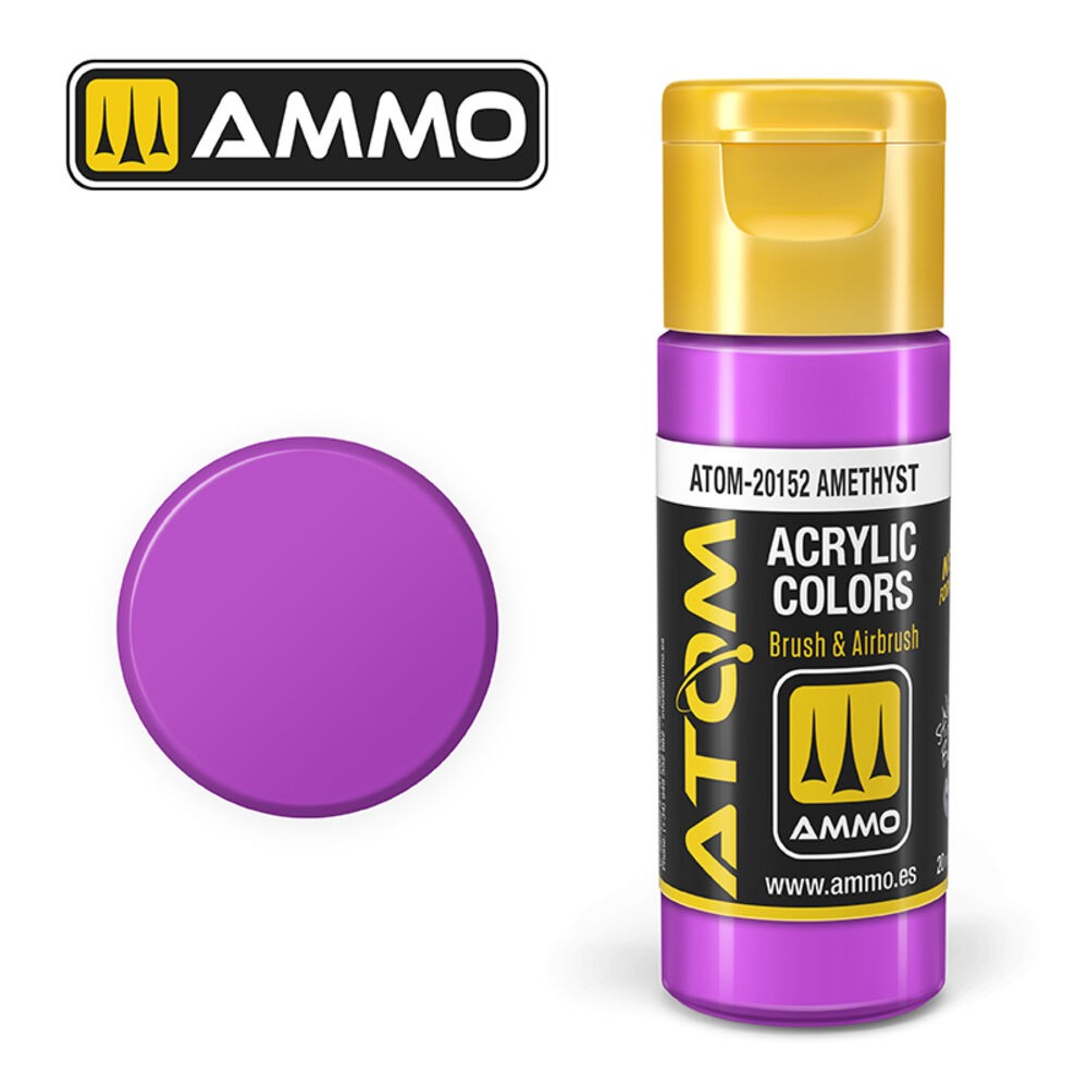 Ammo Mig Atom-20152 - Atom Color Amethyst 20ml - New