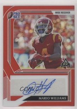 2022 Leaf Pro Set Metal Red Prismatic /5 Mario Williams #PA-MW1 Auto 0c6