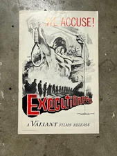 EXECUTIONERS (Valiant Films, c.1960) Original U.S. Pressbook Uncut RARE!