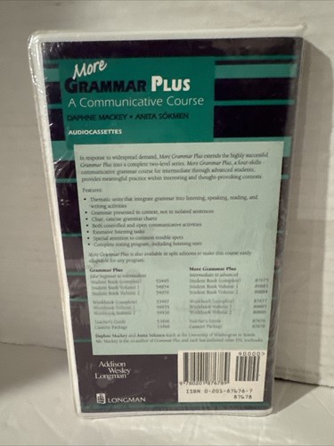More Grammar Plus Audio Cassettes - Foto 4 di 5