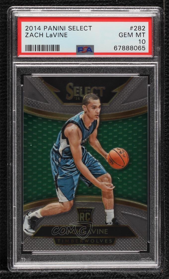 2014-15 Panini Select Courtside Zach LaVine #282 PSA 10 GEM MT 02ez