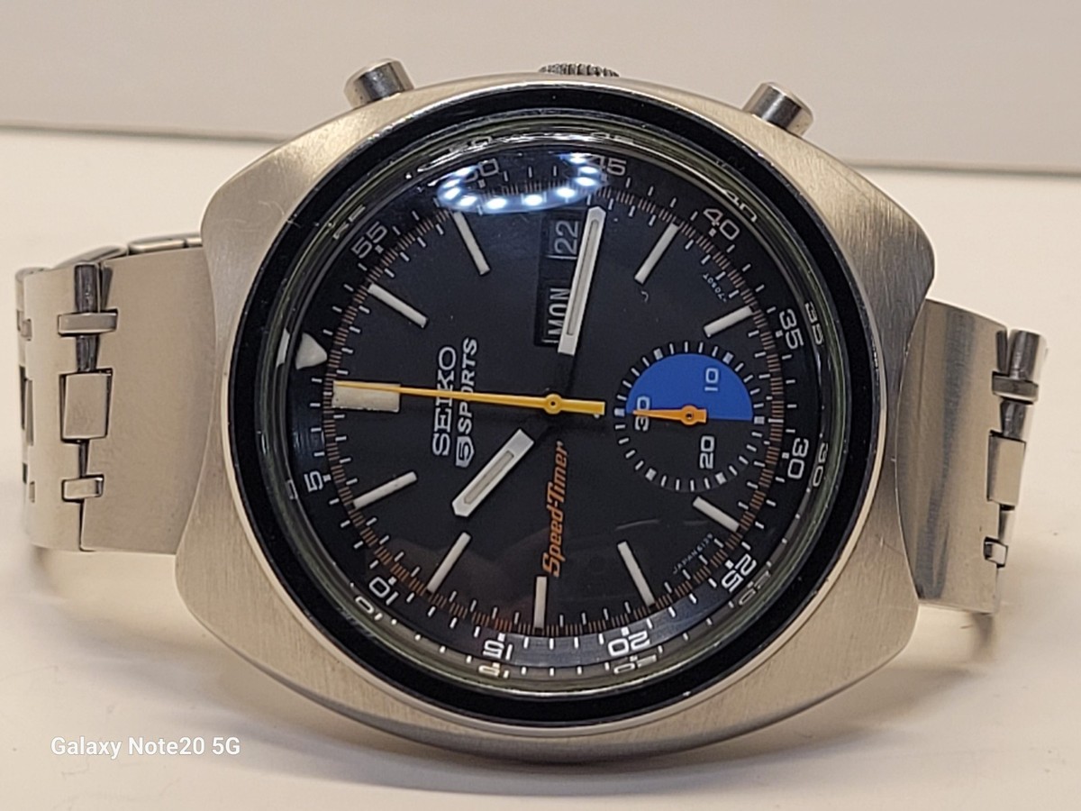 Seiko 5 Sports Speed-Timer 6139-7020 Vintage Automatic Seiko Watch