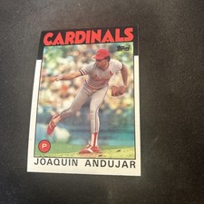 1986 Topps Baseball Card #150 Joaquin Andujar St Louis Cardinals NmMt Free Ship!